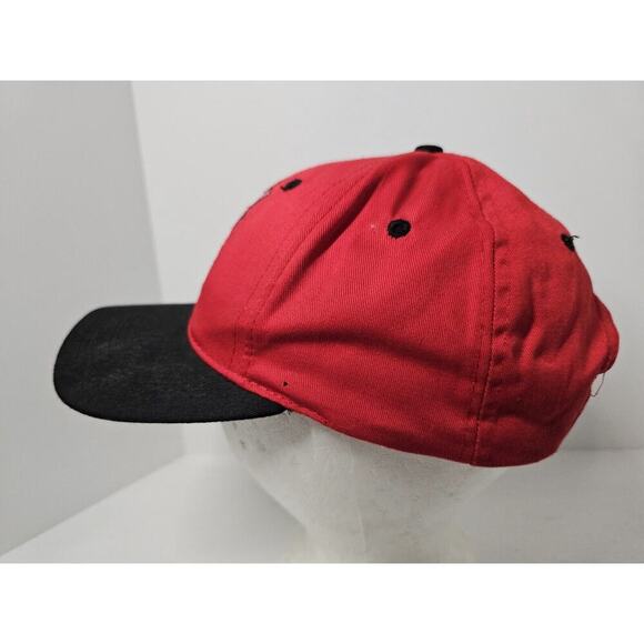 Vintage Looney Tunes Marvin Martian Snapback Hat 1997 Embroidered Red Black - Picture 4 of 8